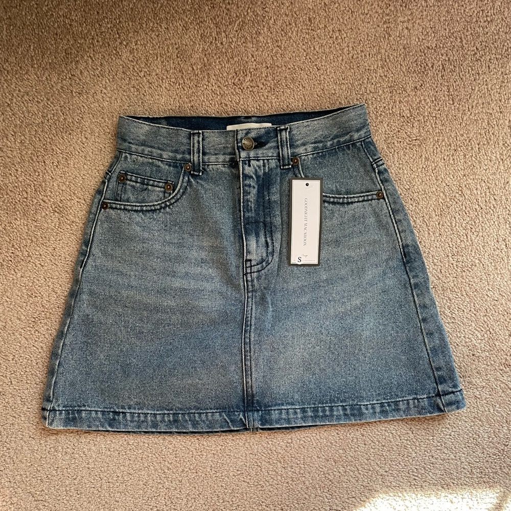 Goodnight Macaroon Denim Skirt